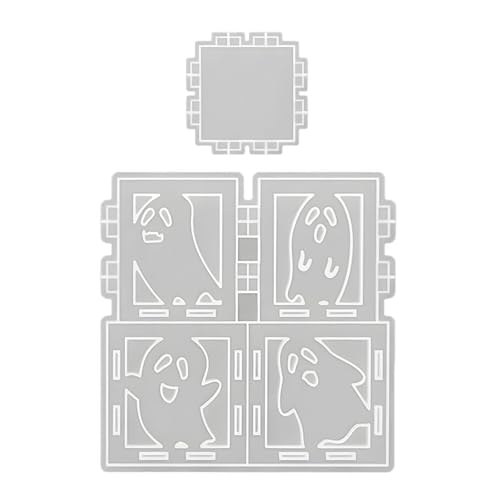 Wiederverwendbare Silikon Sargform Halloweens Dekorationen Für Lampenkerze Und Handwerksprojekte Halloweens Sarg Silikonform von Laikoutd