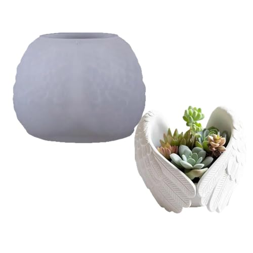 Wiederverwendbare Silikonhandwerksform Angel Flügelform Für Zementharzprojekte Hausdekoration Geschenke Engel Flügel Blumentöpfe Form Form Wiederverwendbare Silikonhandwerksform Angel Flügelform Für Zementharzprojekte Hausdekoration Geschenke Engel Flügel Blumentöpfe Form Form von Laikoutd