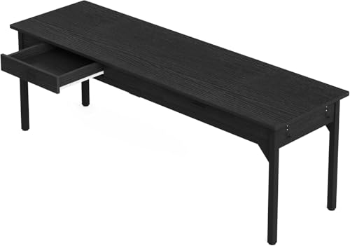 Lailang Doppelter Langer Schreibtisch mit 2 Schubladen für Zwei Personen Gaming und Büroarbeit 200x60cm Rustikales Braun Lailang Doppelter Langer Schreibtisch mit 2 Schubladen für Zwei Personen Gaming und Büroarbeit 200x60cm Rustikales Braun von Lailang