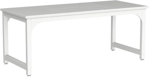 Lailang Großer Industrieller Computertisch mit Modernem Design für Heimbüro und Büroarbeit 180x80cm Weiß Lailang Großer Industrieller Computertisch mit Modernem Design für Heimbüro und Büroarbeit 180x80cm Weiß von Lailang