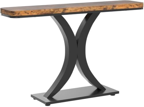 Lailang Konsolentisch 100 cm Industriell für Eingangsbereich, Rustikaler Eingangstisch Schmaler Sofatisch Beistelltisch für Wohnzimmer für Moderne Einrichtung Lailang Konsolentisch 100 cm Industriell für Eingangsbereich, Rustikaler Eingangstisch Schmaler Sofatisch Beistelltisch für Wohnzimmer für Moderne Einrichtung von Lailang