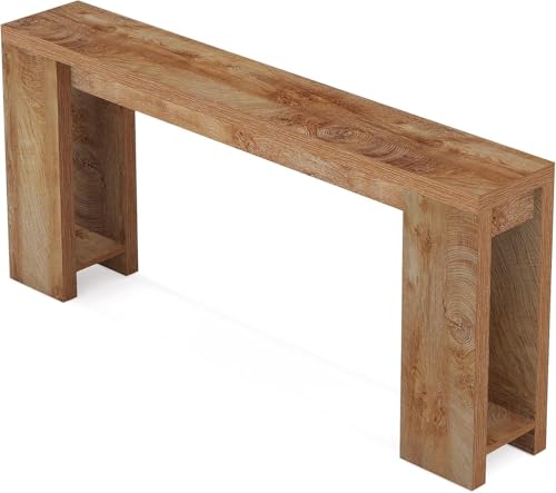 Lailang Konsolentisch 160 cm Kompaktes Extra Langes Design, Bauernhaus Rustikaler Stil Sofatisch für Eingang, Flur, Wohnzimmer für Moderne Einrichtung Lailang Konsolentisch 160 cm Kompaktes Extra Langes Design, Bauernhaus Rustikaler Stil Sofatisch für Eingang, Flur, Wohnzimmer für Moderne Einrichtung von Lailang