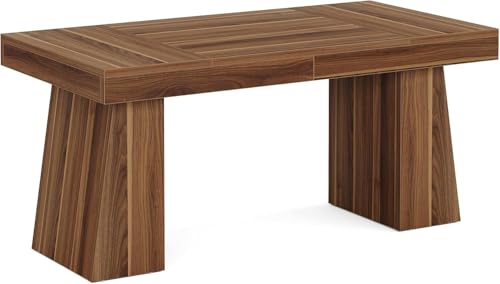 Lailang Mid-Century Modern Executive Schreibtisch mit Doppeltem Trapezfuß für Business 140x70cm Braun Lailang Mid-Century Modern Executive Schreibtisch mit Doppeltem Trapezfuß für Business 140x70cm Braun von Lailang