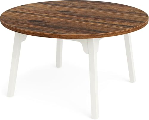 Lailang Runder Esstisch Für 4-6 Personen 120 x 75 cm Esstisch Rund Mit Massivholz Beinen Moderner Holztisch für Esszimmer Wohnung Braun Weiß 120x120x75 cm Lailang Runder Esstisch Für 4-6 Personen 120 x 75 cm Esstisch Rund Mit Massivholz Beinen Moderner Holztisch für Esszimmer Wohnung Braun Weiß 120x120x75 cm von Lailang