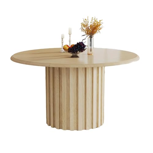 Lailang Runder Esstisch Für 4 Personen 120 cm Moderner Küchentisch Mit Holzstrukturoberfläche Tisch für Esszimmer Wohnzimmer Holzfarbe 110x110x75 cm Lailang Runder Esstisch Für 4 Personen 120 cm Moderner Küchentisch Mit Holzstrukturoberfläche Tisch für Esszimmer Wohnzimmer Holzfarbe 110x110x75 cm von Lailang