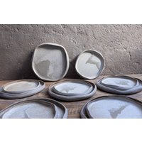 Handgefertigtes Steinzeug-Geschirr-Set Bio-Keramik von LaimaCeramics