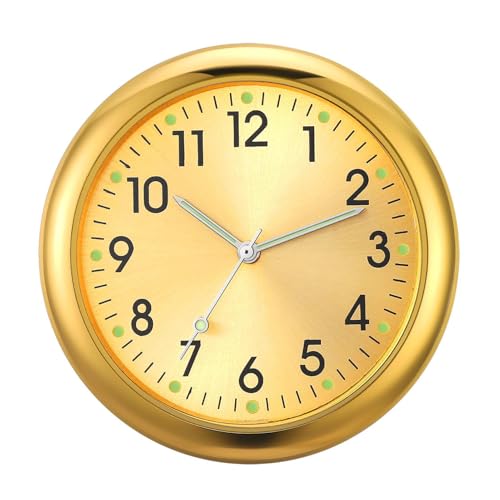 Analoge Uhr für das Armaturenbrett im Auto, Leuchtende Auto-Armaturenbrettuhr, Kleine analoge Uhr, zum Aufkleben für das Armaturenbrett im Auto, analoge Autouhr, zum Aufkleben auf Boot und Fahrrad Analoge Uhr für das Armaturenbrett im Auto, Leuchtende Auto-Armaturenbrettuhr, Kleine analoge Uhr, zum Aufkleben für das Armaturenbrett im Auto, analoge Autouhr, zum Aufkleben auf Boot und Fahrrad von Lainiaoly