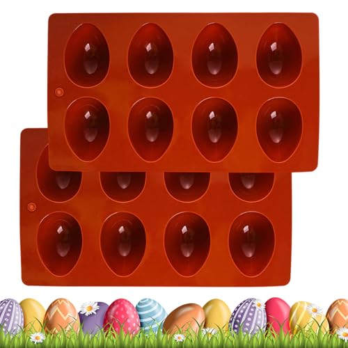 Eier Muffin Formen,8-Fach Eier-Form würfelform - Ofenfeste Gussform 2 Stück geeignet für Brot Kuchen Dekoration Muffin Mousse und Süßigkeiten und für insbesondere zu Ostern Eier Muffin Formen,8-Fach Eier-Form würfelform - Ofenfeste Gussform 2 Stück geeignet für Brot Kuchen Dekoration Muffin Mousse und Süßigkeiten und für insbesondere zu Ostern von Lainiaoly