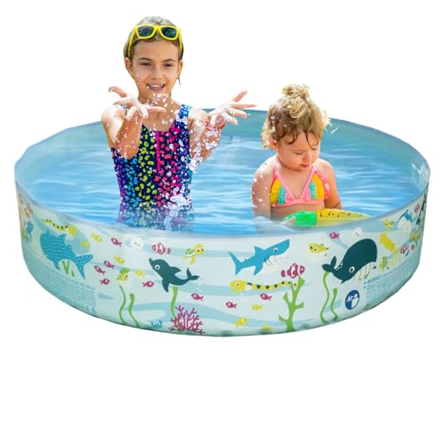 Faltbare Schwimmbecken, Kinderpool, Nicht Aufblasbares Schwimmbecken Für Kinder Und Erwachsene Im Freien, Runder Prism-Pool, 120x25 cm Faltbare Schwimmbecken, Kinderpool, Nicht Aufblasbares Schwimmbecken Für Kinder Und Erwachsene Im Freien, Runder Prism-Pool, 120x25 cm von Lainiaoly