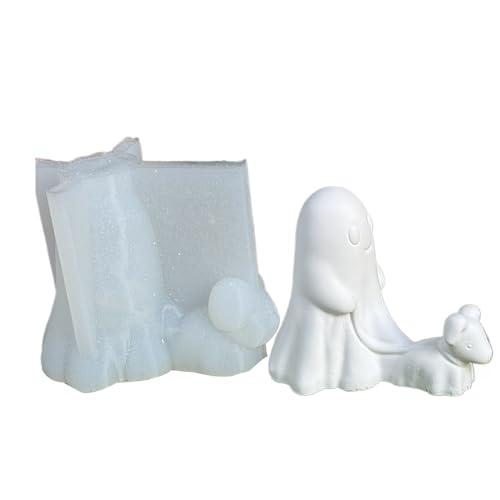 Geisterharz Geisterkerzenform, 3D Geisterkerzenform, Schokoladen Silikonformen, Geister -Silikonharz, Epoxidharz Geisterkerzenform - Niedliche Duftkerzenform Für Harz, Seife, Dekoration Geisterharz Geisterkerzenform, 3D Geisterkerzenform, Schokoladen Silikonformen, Geister -Silikonharz, Epoxidharz Geisterkerzenform - Niedliche Duftkerzenform Für Harz, Seife, Dekoration von Lainiaoly