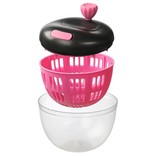 Gemüseschleuder Trockner | Tragbarer Salatmixer mit Trockenfunktion - 800ml Lebensmittel Waschschüssel Mit Sieb Reibe Und Abtropf Als Küchenwerkzeug Für Kochen Waschen Zubereitung Reise Und von Lainiaoly