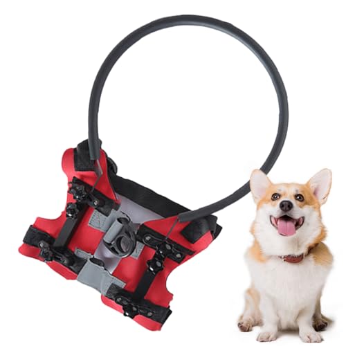 Halo Für Blinde Hunde, Führungshilfe Gegen Kollisionen, Schutzgeschirr | Hund Halo Geschirr Mit Reflektion, Anti-Kollisions-Führungsring Für 4 Bis 10 Kg Visuell Beeinträchtigt von Lainiaoly