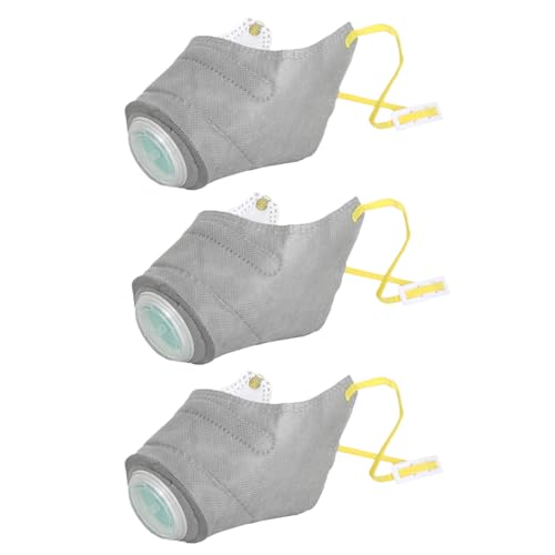 Hunde-Gesichtsmaske - Wiederverwendbare Hundemaske für Welpen | 3 Stück Staubschutz Gesichtsmasken Größenverstellbar Für Klein Bis Groß Training Outdoor Camping von Lainiaoly