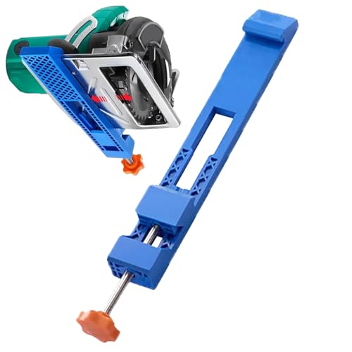 Kreissägen Führungsschiene, Einstellbare Schneidmaschinen Basis Führung, Präziser Rahmenbau Elektrokreissäge Zubehör für Holzbearbeitung Heimwerkerprojekte Baustelle von Lainiaoly