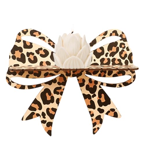 Lainiaoly -Wandregale Mit Schleife, Dekorative Schwebende Regale, Wandregal Im Leoparden-Schleifen-Stil Aus, Kreatives SchwebendesRegal, Kein Bohren, Wanddekoration von Lainiaoly