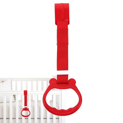Lainiaoly Ringe Für Kinderbetten, 2 Stück Ringe Baby Hand Ring Griff Abnehmbarer Handringe Für Baby Für Beinübung Aufstehen Übung In Kinderbetten Reisebetten von Lainiaoly