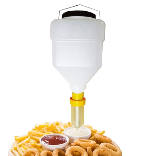 Lainiaoly Spritzflaschen - Aufhängbarer Dressingspender - Wiederverwendbare Leckdichte Flasche Für Ketchup Saure Sahne Lainiaoly Spritzflaschen - Aufhängbarer Dressingspender - Wiederverwendbare Leckdichte Flasche Für Ketchup Saure Sahne von Lainiaoly