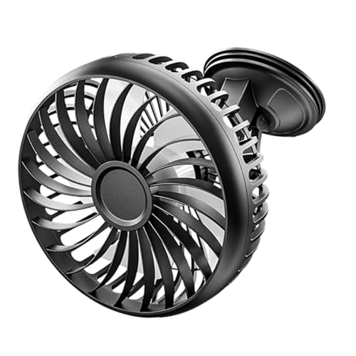 Lüfter Für Auto | Auto Luftgebläse Mit Saugnapf - Leiser USB Ventilator Mit 3 Stufen Für Zelt Schreibtisch Reisen Fahrerkabine Golfwagen Schlafzimmer Lüfter Für Auto | Auto Luftgebläse Mit Saugnapf - Leiser USB Ventilator Mit 3 Stufen Für Zelt Schreibtisch Reisen Fahrerkabine Golfwagen Schlafzimmer von Lainiaoly