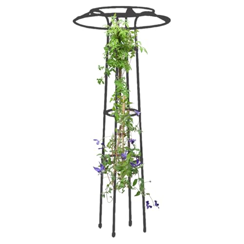 Metall Rankgitter Für Garten | Vertikales Blumenturm-Spalier - Hochbelastbares Rankgitter In Schirmform Für Garten, Gewächshaus, Balkon, Terrasse Und Beete Metall Rankgitter Für Garten | Vertikales Blumenturm-Spalier - Hochbelastbares Rankgitter In Schirmform Für Garten, Gewächshaus, Balkon, Terrasse Und Beete von Lainiaoly