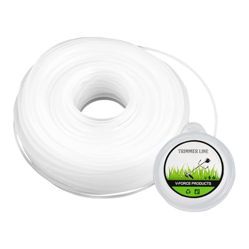 Rasentrimmer Faden, Mähen Nylon Gras Trimmer Seil Pinsel Cutter Strimmer Linie Mähen Draht Rasenmäher Zubehör Für Über Gewachsenem Gras Und Unkraut, 2.7mm Square 85 Meters Rasentrimmer Faden, Mähen Nylon Gras Trimmer Seil Pinsel Cutter Strimmer Linie Mähen Draht Rasenmäher Zubehör Für Über Gewachsenem Gras Und Unkraut, 2.7mm Square 85 Meters von Lainiaoly