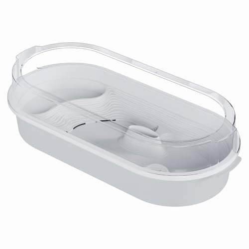 Schildkrötenbecken Mit Sonnenplattform, Schildkrötenbecken, Tisch-Schildkrötenhaus, 4 Mehrzweckbereiche Zur Sicheren Und Sichtbaren Unterbringung Von Krebsen, Krabben Und Kleinen Reptilien von Lainiaoly