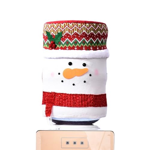 Weihnachts Wasserspender Eimer Abdeckung | Wasserflaschen Spender Fass Abdeckungen - Wiederverwendbare Weihnachtsdeko für Außenbereich Hotel Büro Wohnung von Lainiaoly