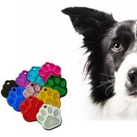 Hundeidentifikationsmedaille | 8 Farben Pfotenmuster von LaissedeWouf