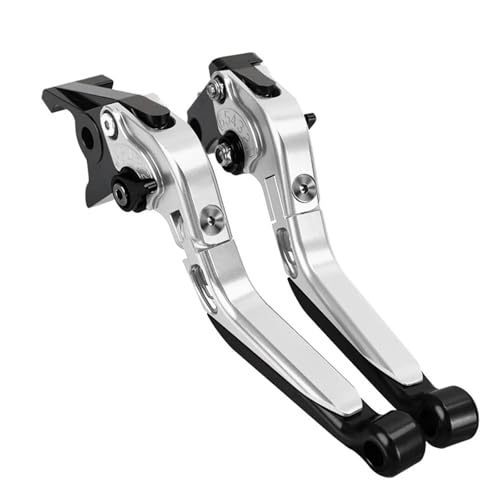 Laiteanqi Compatible With Bandit GSF 1250 GSF1250 BANDIT 2007 2008 2009 2010 2011 2012 2013 2014 2015 Motorrad Handbremse Bremse Kupplung Hebel Brake(Silver) von Laiteanqi