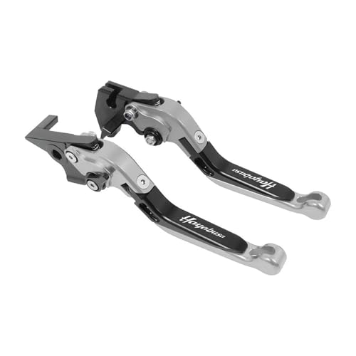 Laiteanqi Compatible With GSXR1300 GSXR 1300 1999-2006 2007 Motorrad CNC Einstellbare Ausziehbare Bremskupplungshebel Lenkerhebel Brake(Gray1) von Laiteanqi