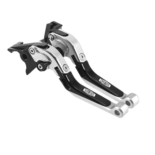 Laiteanqi Compatible With XSR700 XSR900 XSR 700 XSR 900 ABS 2016-2018 Motorrad Klappbare Ausziehbare Bremskupplungshebel Einstellbarer Lenker Brake(XSR700 Silver) von Laiteanqi