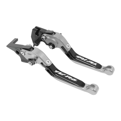 Laiteanqi Compatible With YZFR6 YZF R6 YZF-R6 R6 1999 2000 2001 2002 2003 2004 Motorradzubehör Ausziehbare Einstellbare Bremskupplungshebel Brake(GRAY1) von Laiteanqi