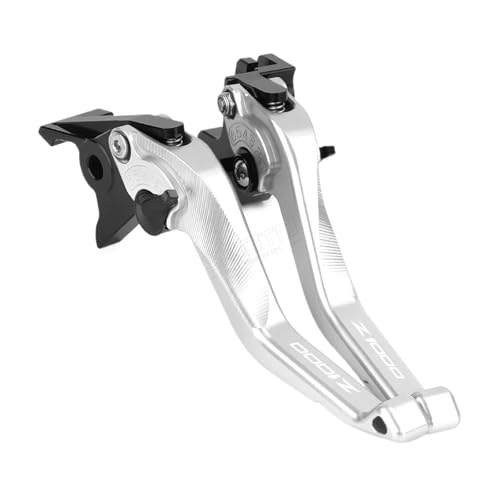 Laiteanqi Compatible With Z 1000 Z1000 2007-2016 2015 2014 2013 2012 Motorrad Einstellbare Lenker Kurz Kupplung Bremshebel Brake(Silver) von Laiteanqi