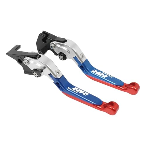 Laiteanqi For S1000RR S1000 RR S 1000 RR 2020-2023 Motorradzubehör Einstellbarer Klappbarer Ausziehbarer Bremskupplungshebelgriff Brake(BLUE4) von Laiteanqi