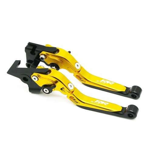 Laiteanqi For S1000RR S1000 RR S 1000 RR 2020-2023 Motorradzubehör Einstellbarer Klappbarer Ausziehbarer Bremskupplungshebelgriff Brake(GOLD1) von Laiteanqi