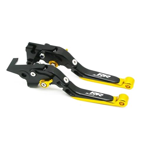 Laiteanqi For S1000RR S1000 RR S 1000 RR 2020-2023 Motorradzubehör Einstellbarer Klappbarer Ausziehbarer Bremskupplungshebelgriff Brake(GOLD2) von Laiteanqi