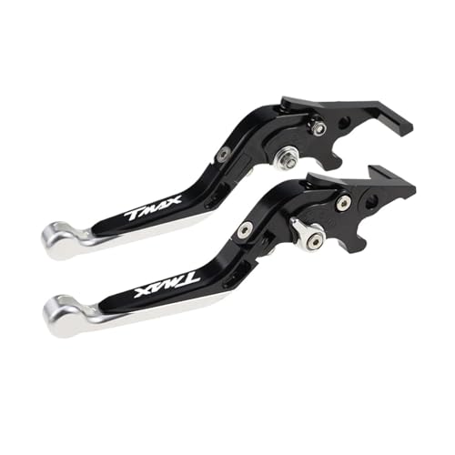 Laiteanqi For T-MAX 500 TMAX 500 TMAX500 2001 2002 2003 2004 2005 2006 2007 Klappbar Ausziehbare Bremskupplungshebel Brake(BLACK1) von Laiteanqi