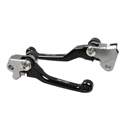 Laiteanqi Grün Dirt Bike Kupplung Bremse Motocross Off Road Pivot Racing Motorrad Bremse Kupplung Hebel Compatible With KX250 2000 2001-2004 Brake(Nero) von Laiteanqi