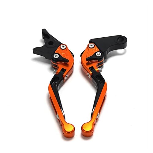 Laiteanqi Laser Compatible With Z750 Z 750 (nicht Z750S-Modell) 2004 2005 2006 Orange Klapp- Und Ausfahrbarer Motorradbremskupplungshebel Brake(ORANGE2) von Laiteanqi