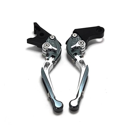 Laiteanqi Laser Compatible With Z750 Z 750 (nicht Z750S-Modell) 2004 2005 2006 Orange Klapp- Und Ausfahrbarer Motorradbremskupplungshebel Brake(SILVER1) von Laiteanqi