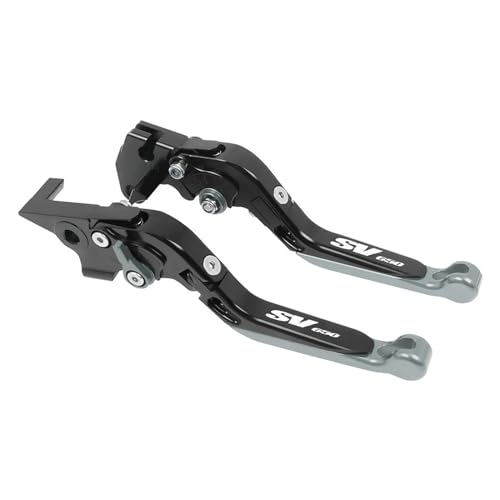 Laiteanqi Motorrad Bremskupplungshebel Klappgriff Compatible With SV650 SV 650 SV650X SV 650 X 2016-2020 2017 2018 2019 Brake(Black-Black-Silver) von Laiteanqi