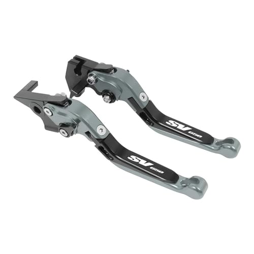 Laiteanqi Motorrad Bremskupplungshebel Klappgriff Compatible With SV650 SV 650 SV650X SV 650 X 2016-2020 2017 2018 2019 Brake(TI-Silver-TI) von Laiteanqi