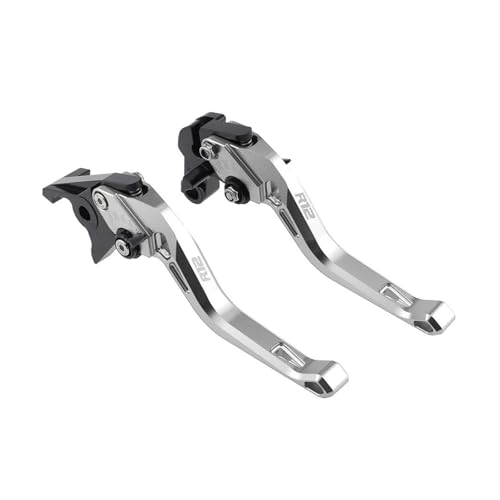 Laiteanqi Motorrad-CNC-Zubehör Passend For R12 NineT R12 R12S 2024 2025 Kurzbremskupplungshebel Verstellbarer Griffsatz Brake(B-Silver) von Laiteanqi