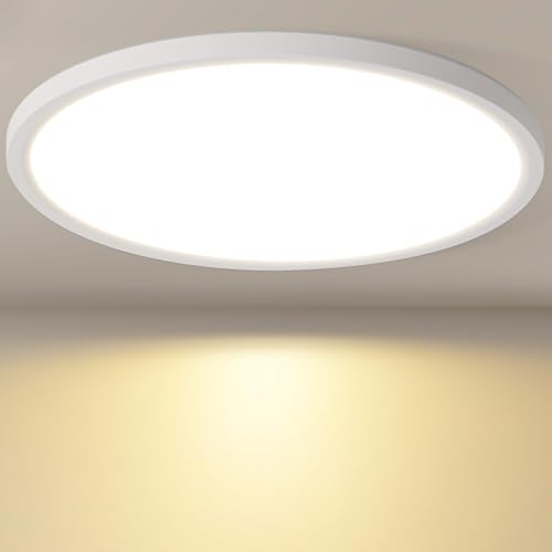 Laittiin Deckenlampe LED Deckenleuchte Badezimmer - 30CM Schlafzimmerlampe Dimmbar 24W Flurlampe IP44 Wasserfest Badezimmerlampe 3000K-6500K Flach Rund Ultra Dünn Küchenlampe für Küche Balkon Flur Laittiin Deckenlampe LED Deckenleuchte Badezimmer - 30CM Schlafzimmerlampe Dimmbar 24W Flurlampe IP44 Wasserfest Badezimmerlampe 3000K-6500K Flach Rund Ultra Dünn Küchenlampe für Küche Balkon Flur von Laittiin