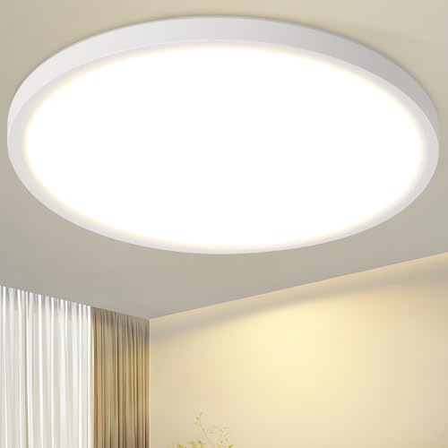 Laittiin Deckenleuchte LED Deckenlampe Schlafzimmer - 30cm Badezimmerlampe Flach 24W Rund Badezimmer Deckenbeleuchtung 3000K Warmweiß Küchenlampe Flurlampe IP44 Wasserfest Badlampe für Bad Flur Küche Laittiin Deckenleuchte LED Deckenlampe Schlafzimmer - 30cm Badezimmerlampe Flach 24W Rund Badezimmer Deckenbeleuchtung 3000K Warmweiß Küchenlampe Flurlampe IP44 Wasserfest Badlampe für Bad Flur Küche von Laittiin