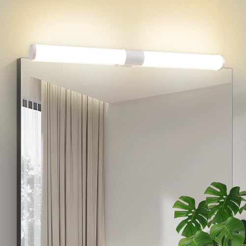 Laittiin LED Spiegelleuchte Bad Spiegellampe - 6W Badezimmer Spiegelschrank Beleuchtung 40CM Wandlampe 4000K Neutralweiß Wandleuchte IP44 Spiegellampen Badezimmerschrank Schminklicht für Badschrank Laittiin LED Spiegelleuchte Bad Spiegellampe - 6W Badezimmer Spiegelschrank Beleuchtung 40CM Wandlampe 4000K Neutralweiß Wandleuchte IP44 Spiegellampen Badezimmerschrank Schminklicht für Badschrank von Laittiin