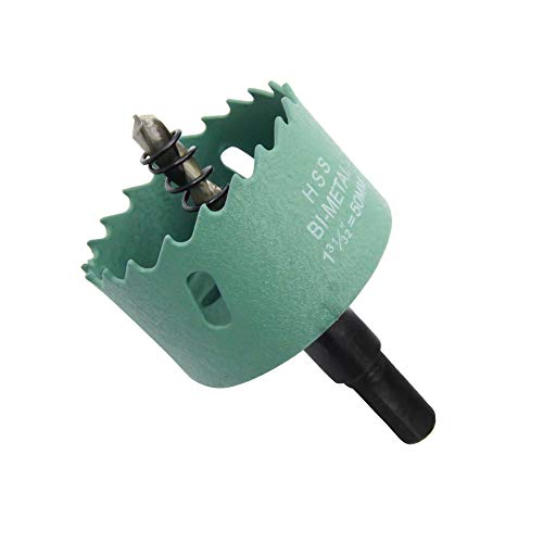 Lochsäge 50 mm,LAIWEI Bohrer zum Bohren in Holz, Dünnblech, Alu-Profilen, PVC, etc. Scharfes und langlebiges Bohrwerkzeug von Laiwei
