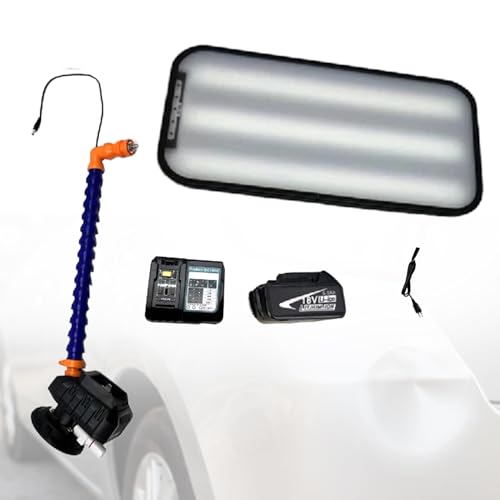Lakenbroade Paintless Dent Fix Tools Auto PDR Light Paintless Dent Repair Tools mit Batteriefach, automatischer Dellenentfernungshalterung von Lakenbroade