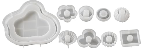 Lakoney DIY Zirkus-Stapelkerzen Silikonform Set – Verspielte Duftkerzen & Kerzenständer in Zirkus-Design – Kreative Mehrfach-Gießformen für Lustige Lichtspiele von Lakoney