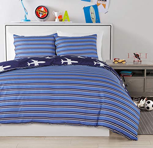 Lala + Bash Fly Non-Down Comforters - Twin, Blue von Lala + Bash