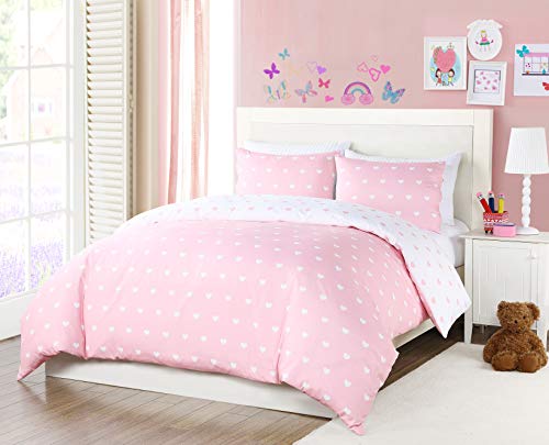 Lala + Bash Kelly Non-Down Comforters - (Full/Queen/King), Pretty-Pink von Lala + Bash